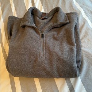 Eddie Bauer gray fleece